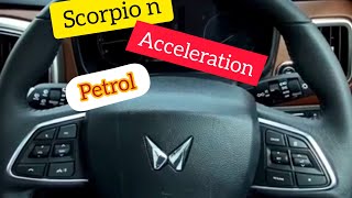 Mahindra scorpio n petrol acceleration..Its too smooth,refine n super fast🤩