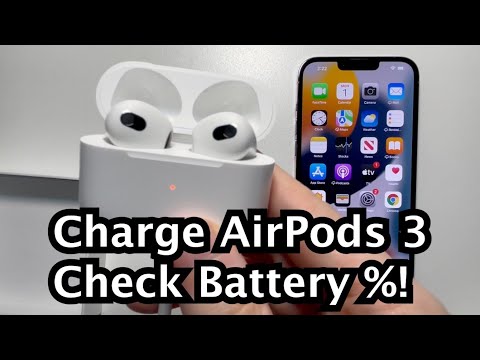 How to Charge AirPods (3rd Gen) & Check Battery %!