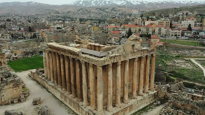 The Temple of Bacchus; Baalbeck As Seen from Above...