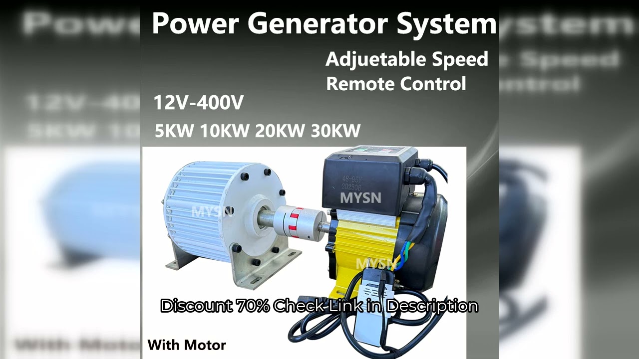 Free Energy 20KW 30KW Generator Set 220v 380v Permanent Magnet Generator 3 Phase AC Alternator Magne