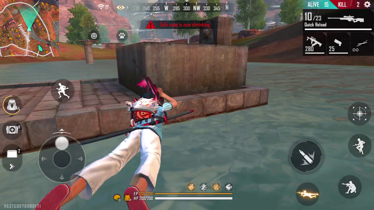 Bug Free Fire Terbaru Di Maps Kalahari Youtube