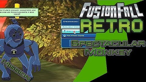 Spectacular Spidermonkey - FusionFall Retro[Ben 10 Update]
