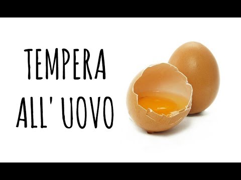 Come fare la Tempera all'uovo / How to Egg Tempera(Tecniche pittoriche) - Arte per Te -