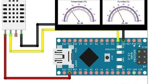 Create GUI to Visualize Temperature and Humidity for Arduino in Processing