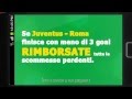 Paddy power ti rimborsa con il power bonusse juveroma finisce con meno di 3 goals