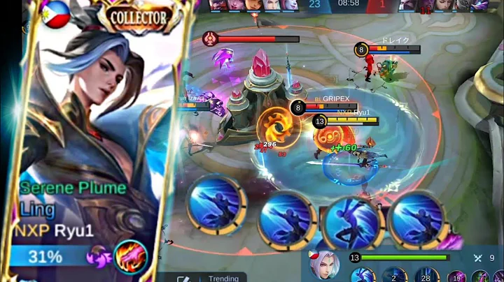 LING COMBO 4X SPEED DASH IN 1 SEC! - Mobile Legend Bang Bang