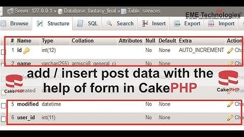 How to add / insert post data with the help of form in cakephp