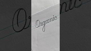 Secrets to Perfect Pencil Cursive ; #cursive #handlettering