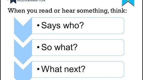 An Introduction to Reading Critically