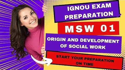 IGNOU MSW/ MSW 1/ origin and development of social work/#ignouuniversity /#ignou/#ignou2023