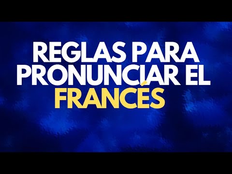 Vídeo: Como Pronunciar A Pronúncia Francesa