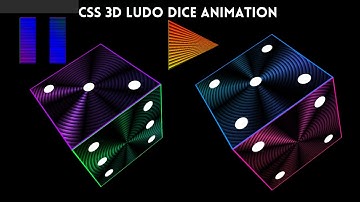 How to Create an Effective CSS 3D Ludo Dice Animation Design | Html Css Tutorial