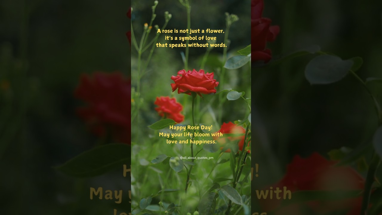 Rose Day Quotes – Let Love Bloom! 🌹✨
