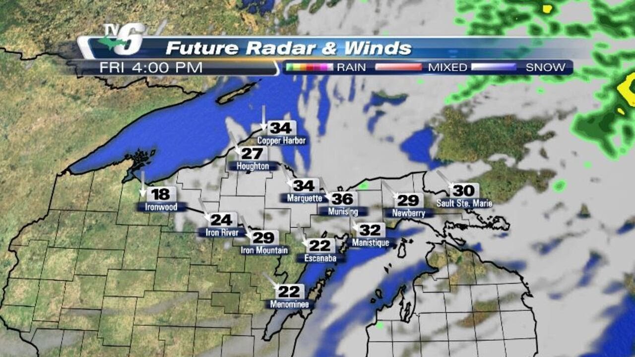Windy change Friday with spotty rain -- more chances this weekend - YouTube