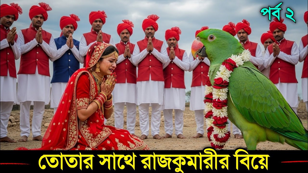 পর্ব 2- তোতার সাথে রাজকুমারীর বিয়ে দিলো, এই কাহিনী আপনাকে অবাক করবে! Moral story Bangla 
