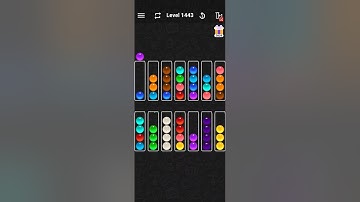 Level 1443 - Color Ball Sort Solution