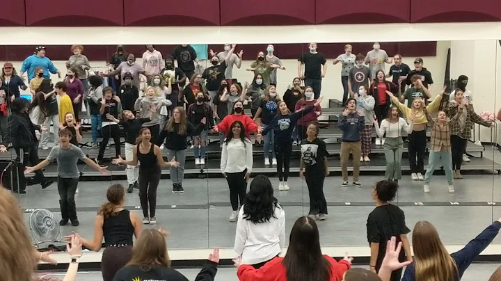Santa Claus parade choreography