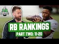 Fantasy Football 2021 - RB Rankings: 11-20 + Never Not Working, Burnt Salmon - Ep. 1089