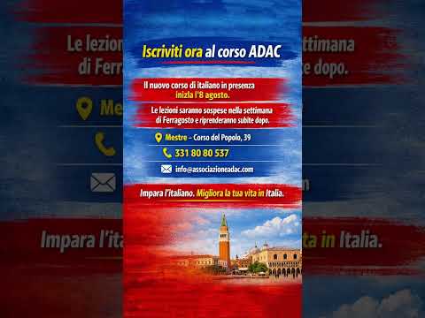 Video Corso di lingua italiana per stranieri