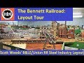 BRR Layout Tour:  Scott Woods' B&LE/Union RR Steel Themed Layout
