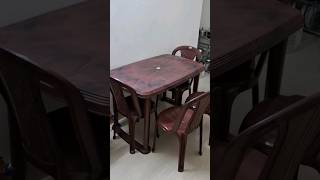 National Plastic Dining Table Set Under Rs. 2000 Unboxing & Installation