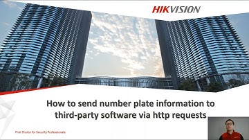 ANPR 03 How to send number plate information to third party software via http requests