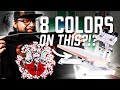 Printing 8 colors on a single print head with the screen printer starter press