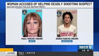 Woman accused of helping deadly shooting suspect avoid arrest, police say