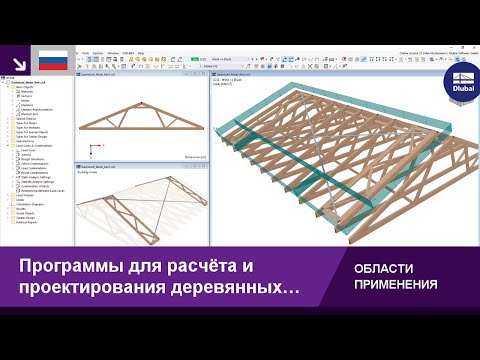 Видео: Программы для расчёта и проектирования деревянных конструкций | RFEM 6 и RSTAB 9 от Dlubal Software