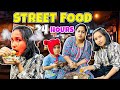 Eating only street food for 24 hours challenge 