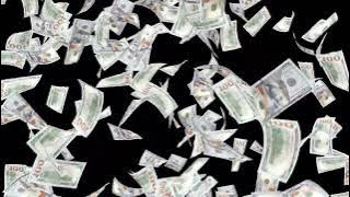 Money Rain Animation – Free Cash Falling Overlay, Money Falling Animation, Dollar Drop Overlay -01