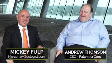 CEO Interview Series with Mickey Fulp: On Location at VRIC 2020 with Andrew Thomson of Palamina Corp