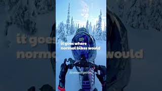 ❄️🏍️ This Snow Bike is INSANE! Ride Anywhere?! #SnowBike #WinterRide #ExtremeSports #BikeLife