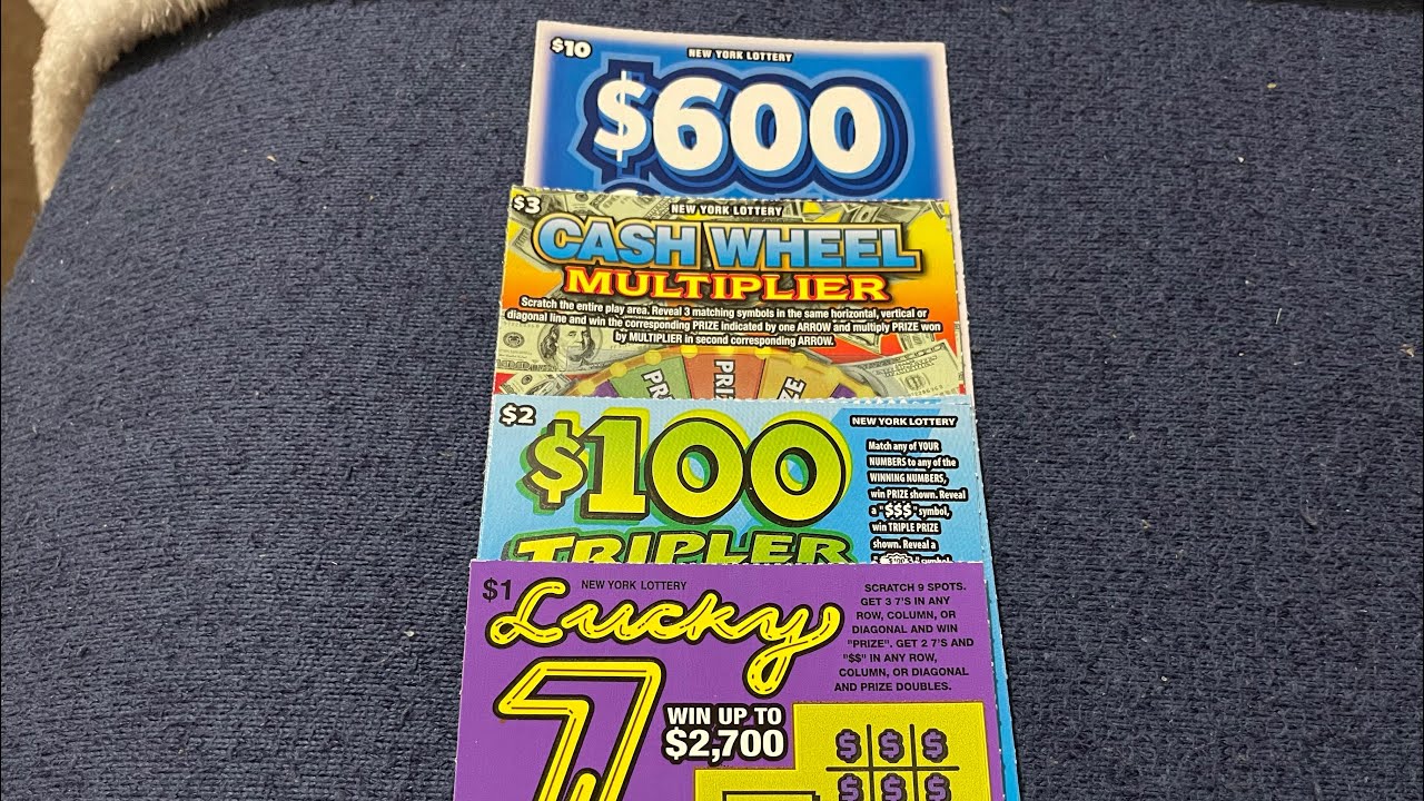 600 Surprise, Cash Wheel, 100 Tripler Ny lottery Lucky 7’s Tickets