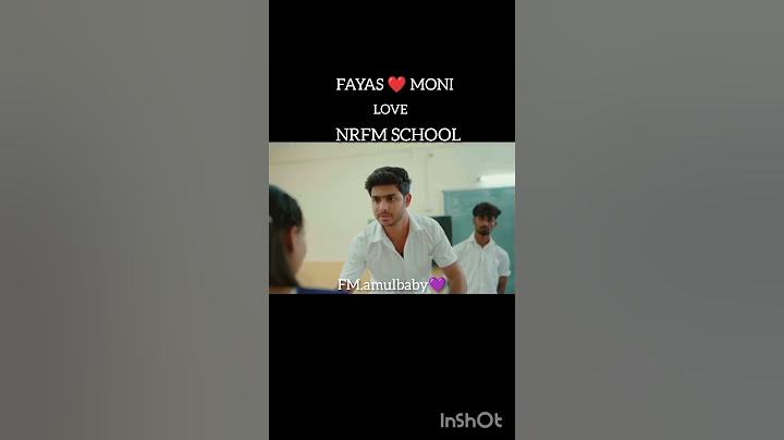 NRFM SCHOOL 🏫 series coming soon..... fayas ❤️Moni love