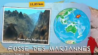La Fosse des Mariannes, c’est quoi One word a day | Bathymétrie | ExplorerHome Madagascarone