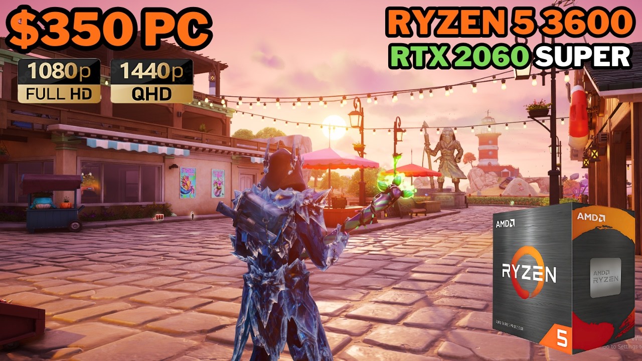 Fortnite Chapter 7 Season 2 On A $350 PC | RTX 2060 Super 8GB +