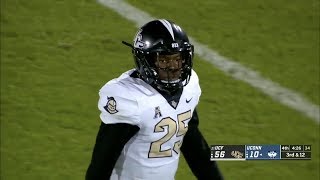Kyle Gibson (UCF DB #25) Vs. UConn 2018