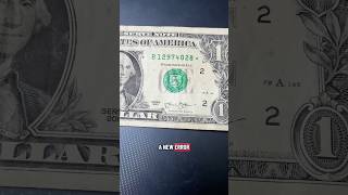 New Star note error #banknote #currency #dollar #dollars