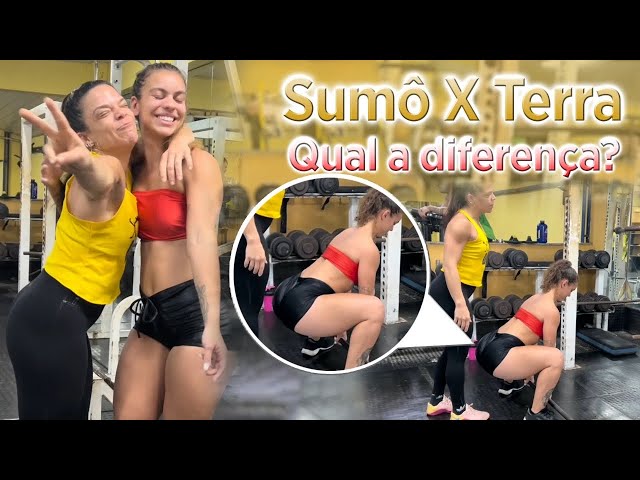 Levantamento terra sumo x agachamento sumo com barra DIFERENÇAS #con