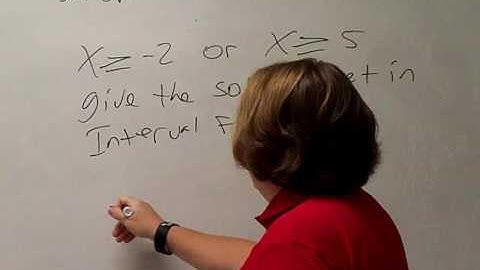 Set Operations and Compound Inequalities