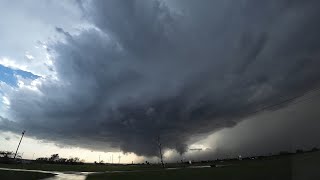 Massive Hail, Amazing Mesocyclone Time-Lapse, & Tornadoes (4/19/2023)