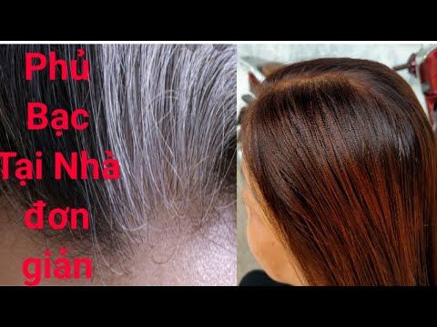 cách nhuôm tóc bạc