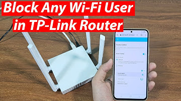 Hoe blokkeer ik een wifi-gebruiker op een TP-Link-router?
