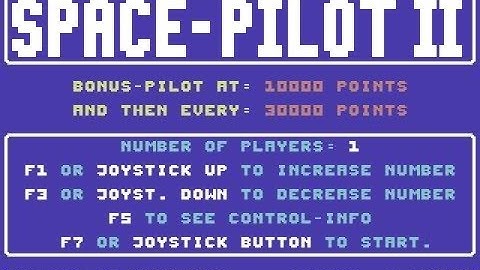 Space-Pilot II Review for the Commodore 64 by John Gage