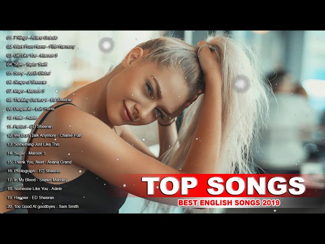 Reduktion Ti år bar Top Songs 2019 Hits - Best Pop Songs Collection 2019 - English Popular  Songs 2019 - YouTube