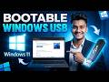 How to Make a Bootable Windows ISO USB (Official Microsoft Method) 💻