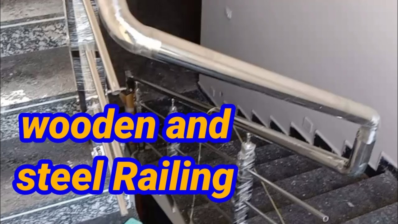 Blaster Railing Wooden Blaster Steel Railing Stainlesssteel Railing #shorts - YouTube