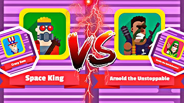 BOWMASTERS | Space King and Crazy Sam VS Arnold the Unstoppable and Robin the Quickshooter