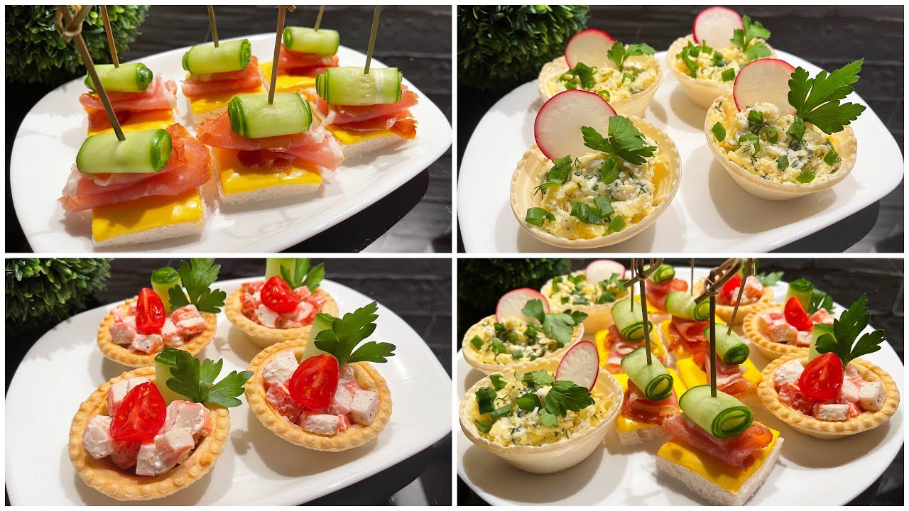 Schnelle Party-Snacks! Leckere Fingerfood für Partys und Buffet in 5 ...